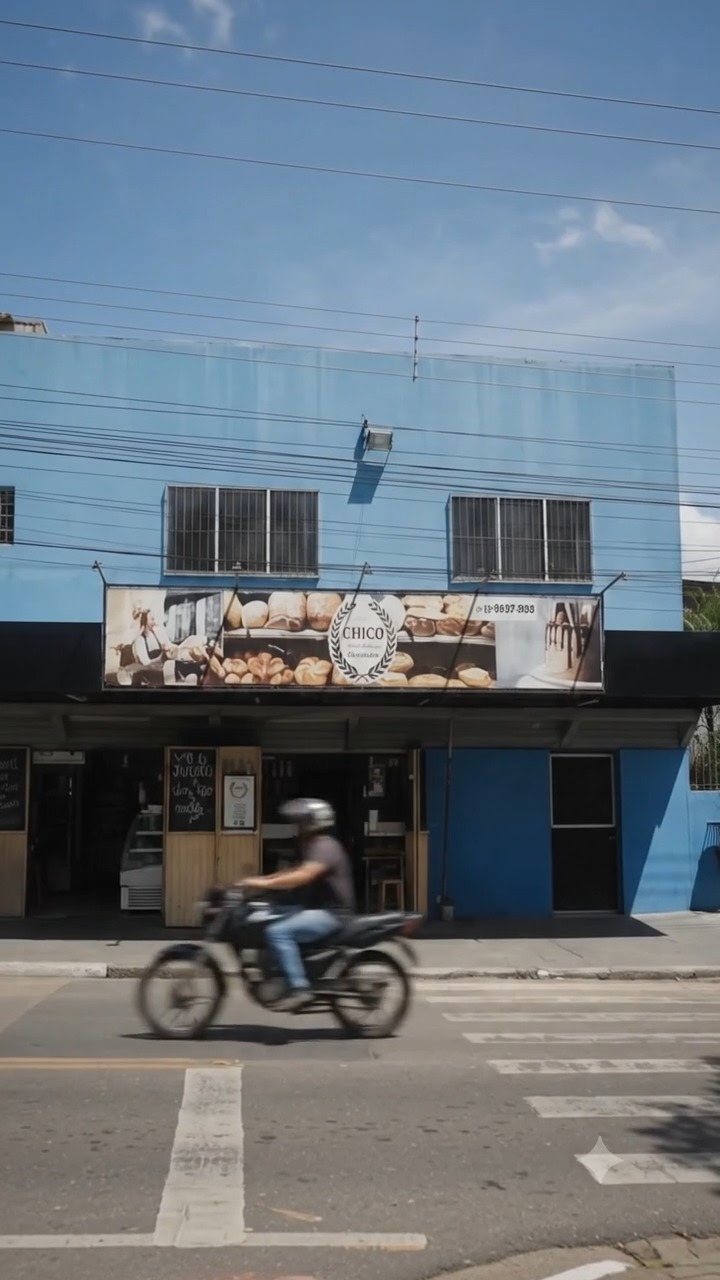 Fachada original da Padaria du Chico em Viamão, 1996